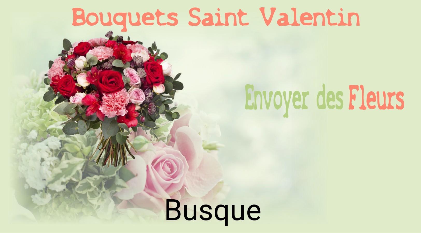 Roses de Saint-Valentin livrées à Busque